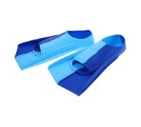 LAPYAPPE Short Swimming Fins Durable Silicone Flippers for Boys Youth Training Snorkeling Lap Swimming Enhances Speed and Efficiency Beginners
