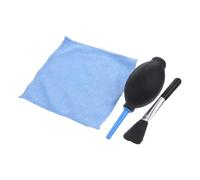 LAPYAPPE Silicone Camera Air Blower Dust Cleaner Soft Head and Cleaning Cloth for Lens, Keyboard, and Lcd Screen Maintenance, Portable Dust Removal Tool for Photographers and Electronics Random Style
