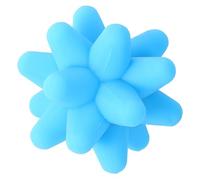 LAPYAPPE Silicone Point Massage Ball for Muscle Fitness, Hand-Held Fascia Therapy Ball Star-Shaped Surface, Blue Body Massager for Trigger Point Release and Training Reaction