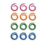 LAPYAPPE Silicone Thread Spool Huggers Bobbin Holder Clips Keep Thread Organized and Prevent Tails from Unraveling Random Color 12pcs Sewing Storage Solution for Sewing
