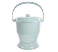 LAPYAPPE Simple Urinal Bucket with Lid Blue Pp Plastic Chamber Pot
