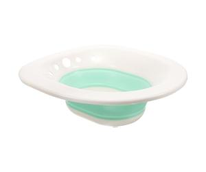 LAPYAPPE Sitz Bath Basin White for Women and Pregnant Women Foldable Space Saving Hip Bath Pot with Pp and Material, for Postpartum and