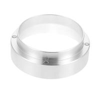 LAPYAPPE Stainless Steel Espresso Dosing Ring for Portafilters Precise Coffee Grounds Distribution Tool Spill Coffee Brewing Accessory for Home Kitchen Use Silver