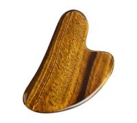 LAPYAPPE Tiger's Eye Gua Sha Board Scraping Plate Practical Home Massage Tool Labor-Saving Design Easy to Hold for Body and Facial Therapy