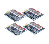 LAPYAPPE TM1638 8-Key LED Display Module 4pcs Digital Tube for Microcontroller Projects Compatible with AVR