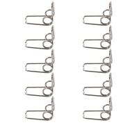 LAPYAPPE Trumpet Water Gate Valve Springs 10Pcs Silver Iron Portable Replacement for Drain Accessories Compatible French Horn and Tuba