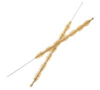 LAPYAPPE Tube, Cleaning 2pcs Brushes Laboratory Condenser for with Ergonomic Handle and Design Portable Stainless Steel Construction, for Laboratory, Office Home Use