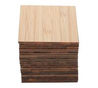 LAPYAPPE Unfinished Pieces for Crafting and DIY Painting, Natural Bamboo Material Slices, for Art Projects and Creative Handicrafts