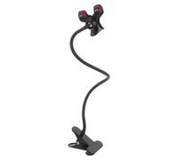 LAPYAPPE Universal Gooseneck Cell Phone Holder Alloy Bed Headboard Mount with Flexible Design and Secure Clamp for Handsfree Experience while Watching Videos