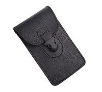 LAPYAPPE Vintage Mobile Phone Belt Bag Waist Pouch Multi-Functional Storage Pack for Men Cross Body Phone Bag Black