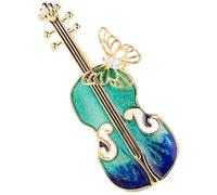 LAPYAPPE Vintage Violin Lapel Pin for Women, Alloy Metal Brooch with Easy to Use and Secure Design, for Suits and Hats, Unique Creative Accessory for Christmas, Birthday, and Wedding Gifts