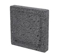 LAPYAPPE Volcanic Rock Grilling Stone Plate with Easy Maintenance Rectangular a Stylish Modern Grill for Korean BBQ and Barbecue for Cooking Fish and Pizza