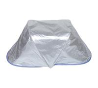 LAPYAPPE Waterproof Debris Use for Motorcycle Portable, Outdoor Seat Cover Oxford Cloth Material Protects from and Heat, Silver Saddle Bike Suitable for Electric Scooters