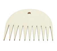 LAPYAPPE Wooden Comb for Weaving Tapestry Accessories with 11 Teeth and Small Hole Design, Lightweight and Wear-resistant Tool for DIY Wall Hanging Woven Craft and Wool Tapestries