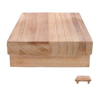 LAPYAPPE Wooden Step Stool for Adults 35cm Portable Footrest Stool Bedside Footstool Indoor Outdoor Use for Elderly and Home Office Foot Rest