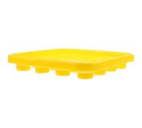 LAPYAPPE Yellow Mounting Ball Tray 16 Balls for Plastic Billiard Pool Secure Easy Storage Accessory and Table for Home and Party Use