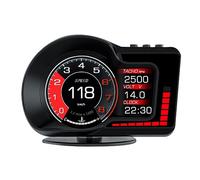 Lapyyne F15 Car Hud Heads Up Flat Screen Display Car Obd Lcd Inspection Dashboard Speedometer Display Replacement Accessories