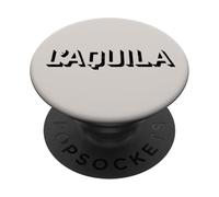 L'Aquila Italy Block Letter - L'Aquila Italia PopSockets Adhesive PopGrip