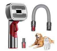 LAQVITA Pet Dog Grooming Attachment Kit, Deshedding Brush Attachment for Dyson V15, V12, V11, V10, V8, V7 - Effective Grooming & Cleaning - Hair Grooming Tools for Dog and Cat, 4 Pack