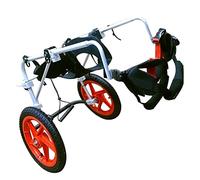 Lar Dog Wheelchair for Hind Legs - Pet Cart with Adjustable Wheels for Back Legs - Rehabilitat Support for Lar Dogs - Walkin Wheels & Help Em Up Harness (Size: Lar)