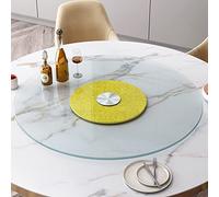 Lar Lazy Susan Turntable Round Tempered s Dining Table Tray for Kitchen Serving Plate Ses nizer Perfect for Banquets Parties & Family Dinners