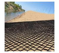 Lar Plastic Ground Grid for Soil & Gravel Stabilization 5x9m (16x29.5ft) Mesh Support for Embankment Dam & Driveway Reinforcement Heavy-Duty Outdoor Use