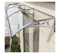 Lar Polycarbonate Door Canopy for Entryways, UV & Rain Protection, 1.2x3.6m (3.94x11.81ft) - Durable Outdoor Overhang Shelter, Weather-Resistant Awning