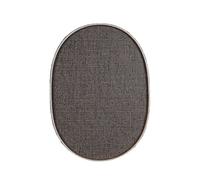 Lar Wooden Serving Tray - Retro Oval Design for Breakfast, Dinner, Dessert & Fruit Sto - Slish Household Food Platter (Gray)