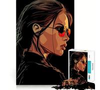 Lara Croft Tomb Raider Puzzles for Adults 1000 Puzzles Brain Teaser Sharp Detail Family Pastime Art Piece (50x75cm)