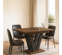 Lara Extendable Dining Table 130 To 210 Cm Modern Design Stirling Oak