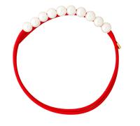 Lara Pearl 7-8mm Freshwater Pearl Cord Necklace Stainless Steel BLACK