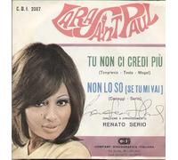 Lara Saint Paul - Tu Non Mi Credi Piu / Non Lo So Se Tu Vai [7-inch Record]
