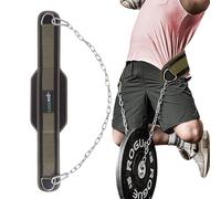 LARA STAR Dip Belt for Weightlifting, Weight Belt for Pull-Ups, Powerlifting, Squats, and Bodybuilding - Heavy-Duty Steel Chain, Neoprene Support, Lifts up to 650 lbs.