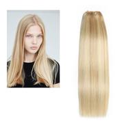 Larafona 9A Human Hair Bundles Highlights Blonde P27/613#, 100% Brazilian Virgin Remy Hair Extensions Silky Straight 100g/pc 18inch/45cm
