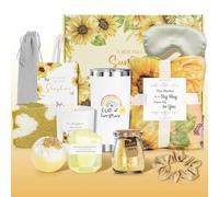 LARAINE 13 Pcs Gifts for Women, Sunflower Gifts for Mom, Birthday Gift Sending Sunshine Sets for her, Unique Holiday Thinking of You Gift for Wife, Friend, Sister, Girlfriend