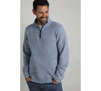 Laramie Eco 1/4 Zip Snow Marl Fleece Weird Fish Mid Blue XL