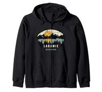 Laramie Wyoming, WY Vacation Souvenir Zip Hoodie