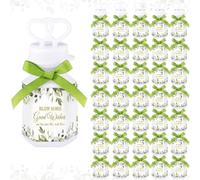 LaRandom 150 Pcs Wedding Bubbles Bulk with Bubble Solution Wedding Mini Bubble Gifts Mini Heart Wand for Anniversary, Engagement, Bridal, Valentine's Day, Gift for Couple Boy Girl (Green)