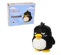 Larcele 1499 Pcs Penguin Micro Building Blocks Toy Gift for Kids 8+ KLJM-07 | Step-By-Step Manual, Desk Ornament, Relaxing Hobby Craft