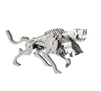 Larcele 3D Metal Mechanical Model Kit for Adults, DIY Assembly Steel Mythical Creatures Series Metal Building Kit Collectible Desktop Ornament, Art Crafts KJPZ-02 (Cerberus)