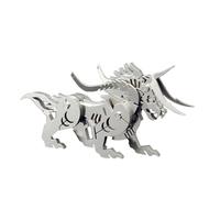 Larcele 3D Metal Mechanical Puzzles for Adults, DIY Assembly Steel Mythical Creatures Series Metal Jigsaw Puzzles Home Decorations Art Crafts Building Toys KJPZ-02 (Taotie)