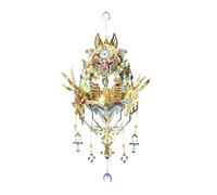 Larcele 3D Metal Puzzle Model Kits for Adult, DIY Assembly Space Time Gate Model Kits Miniature Building Blocks PJPZ-01 (The Anubis Gate)