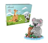 Larcele Micro Building Blocks Animal Set, DIY Mini 3D Building Toy Bricks,1000 Pieces KLJM-07 (Koala)