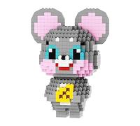 Larcele Micro Building Blocks Animal Set, DIY Mini 3D Building Toy Bricks,1065 Pieces KLJM-10 (Rat)
