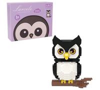 Larcele Micro Building Blocks Animal Set, DIY Mini 3D Building Toy Bricks Kit,1216 Pieces KLJM-07 (Owl)