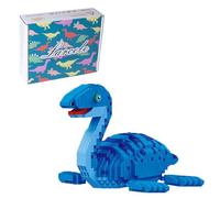 Larcele Micro Building Blocks Dinosaur Set, DIY Mini 3D Building Toy Bricks,1004 Pieces KLJM-06 (Plesiosaurus)