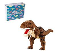 Larcele Micro Building Blocks Dinosaur Set, DIY Mini 3D Building Toy Bricks,1559 Pieces KLJM-06 (Tyrannosaurus)
