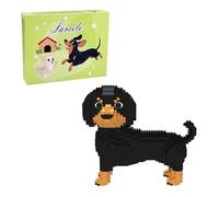 Larcele Micro Building Blocks Set, DIY Mini Building Toy Bricks for Age over 12 Years, 1154 Pieces KLJM-02 (Dachshund 2)