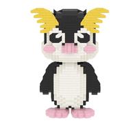 Larcele Rockhopper Penguin Micro Building Blocks Set for Kids 8+ KLJM-07 | 1098 Pcs, DIY Creative Construction Toys, Animal Bricks Kit, for Teenagers and Adults, Home Office Desk Bookshelf Decor