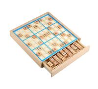 Larcele Wooden Number Puzzles Sudoku Board Games SD-02